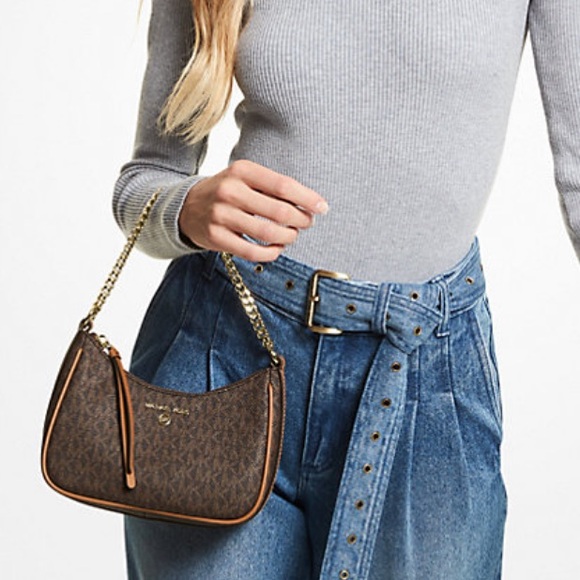 Michael Jors Jet Set Charm Small Logo Pochette - Picture 3 of 6